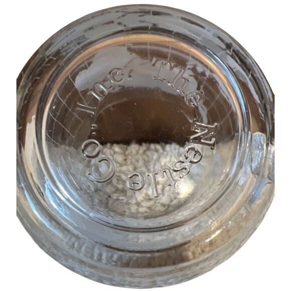 Vintage Nestle World Globe Etched Clear Glass Coffee Mug Tea Cup 1970s - Picture 4 of 5